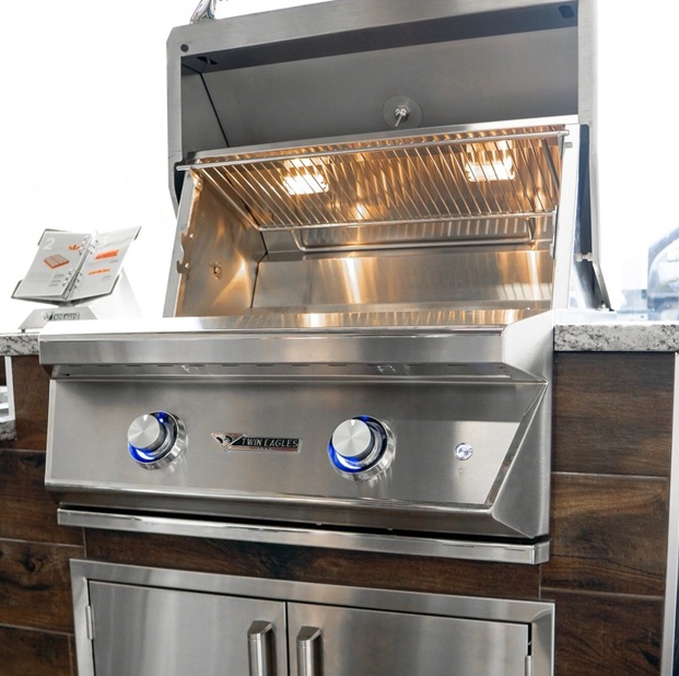 Gas Grill Gas grill display
